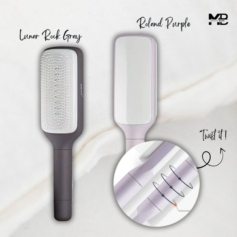 LumiTwist Self-Cleaning Hairbrush